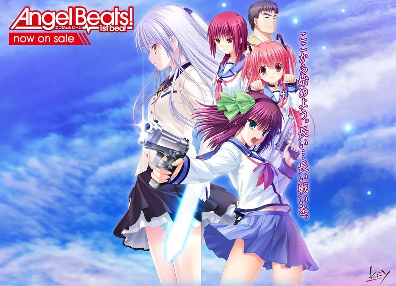 【汉化H游戏美少女游戏下载/磁力/VIP】Angel Beats! -1st beat- V1.0 汉化硬盘版[3.78G]